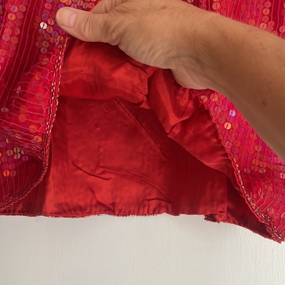 Chanson D’Amour Vintage Sequin Top Large - Picture 7 of 7